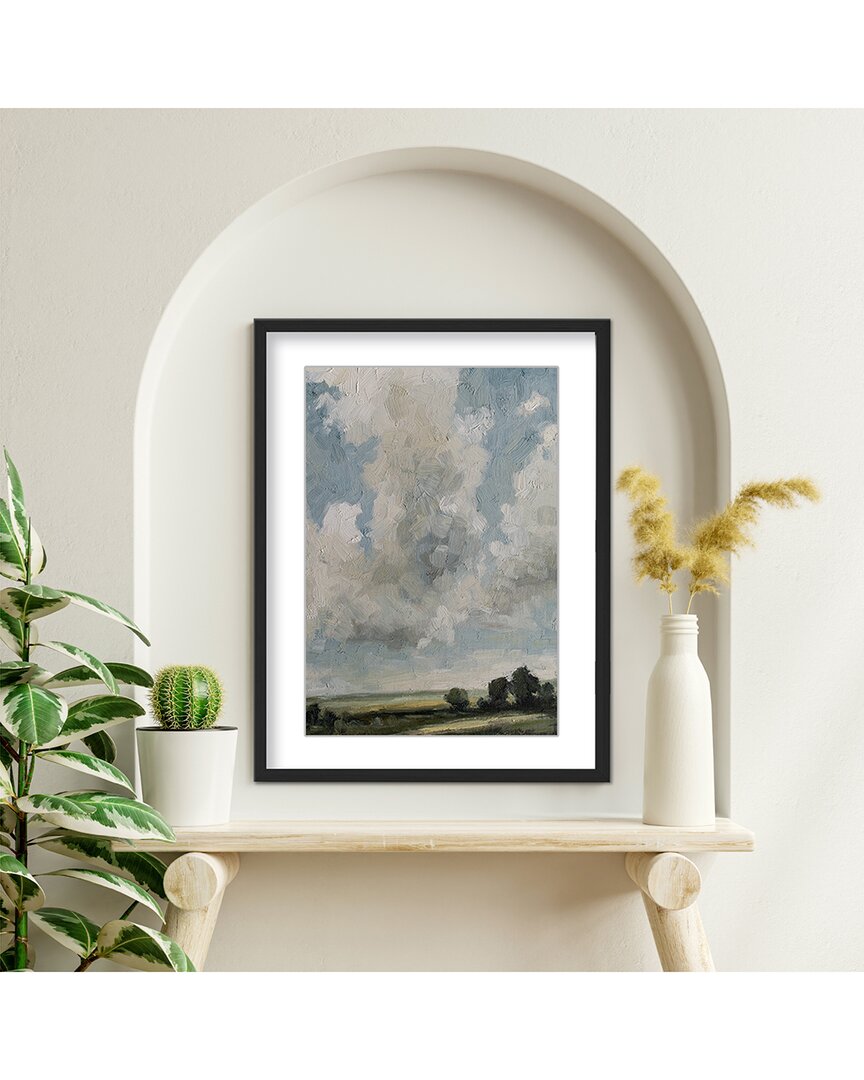 Ready2hangart Surreal Vistas: Abstract Realism Of Hills & Cloudy Skies By Marion Parsons Wall Art