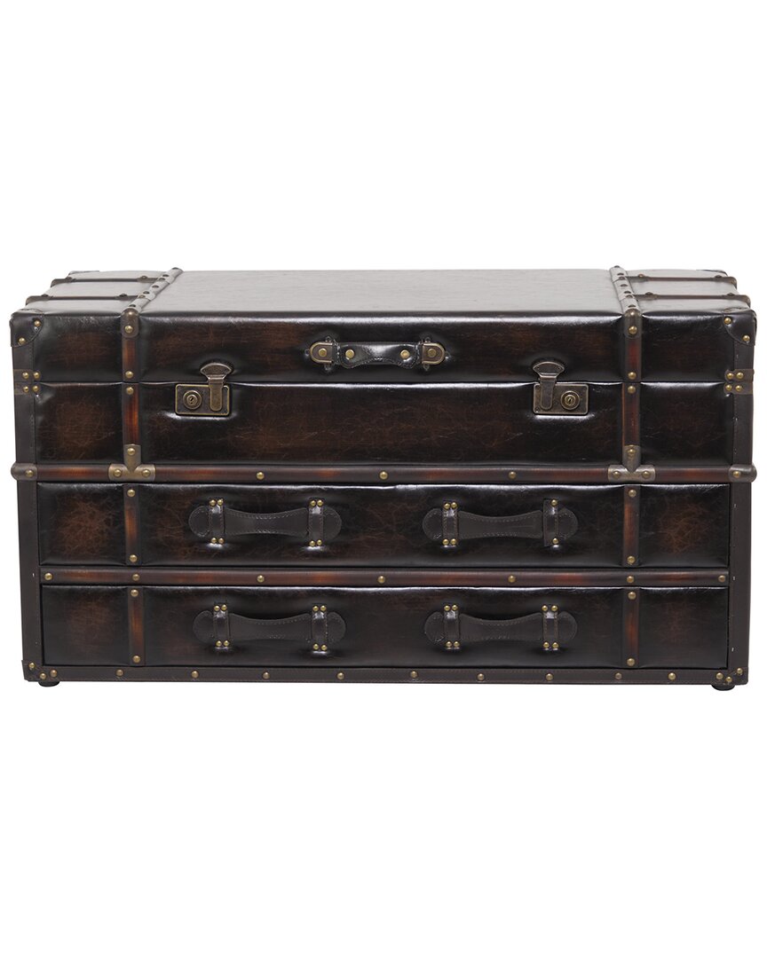 Peyton Lane Vintage 2-drawer Coffee Table In Brown