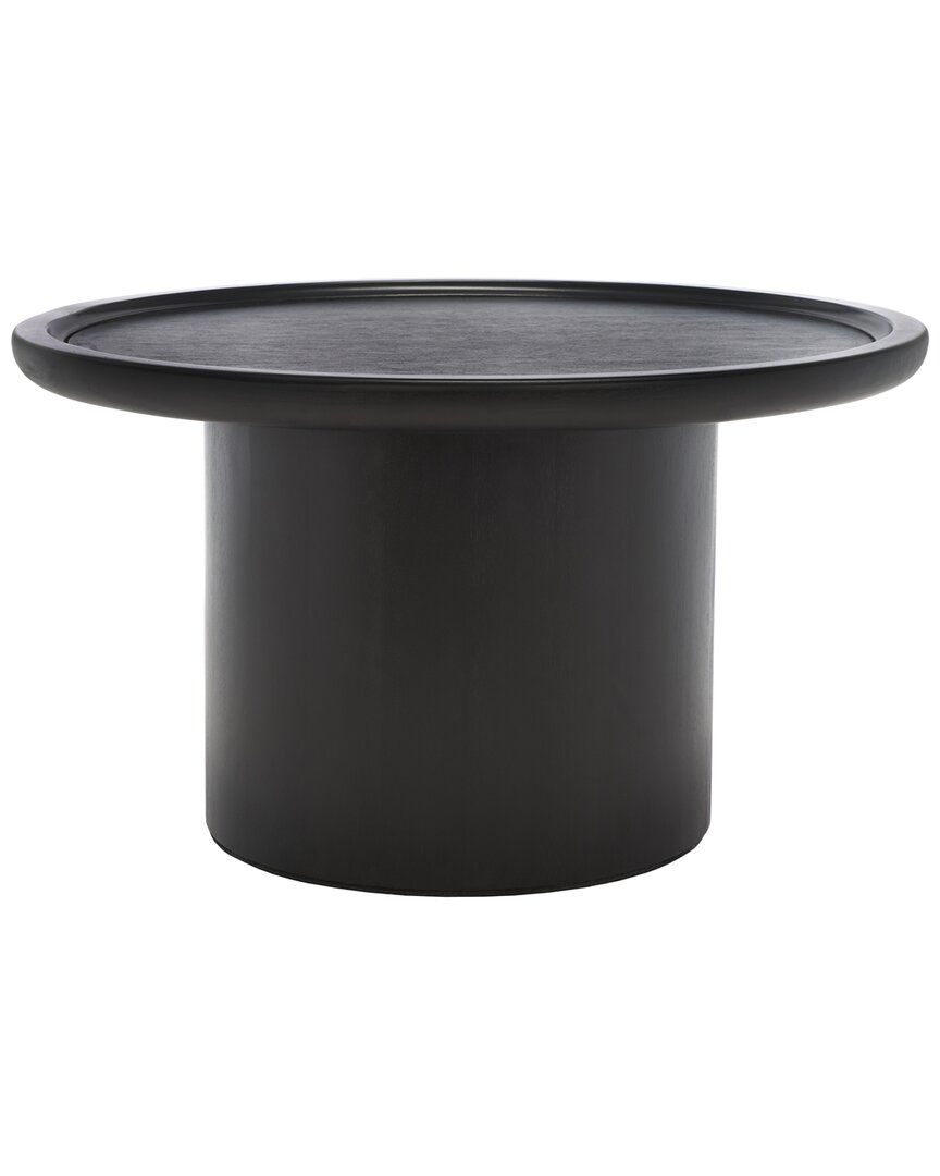 Safavieh Devin Round Coffee Table In Black
