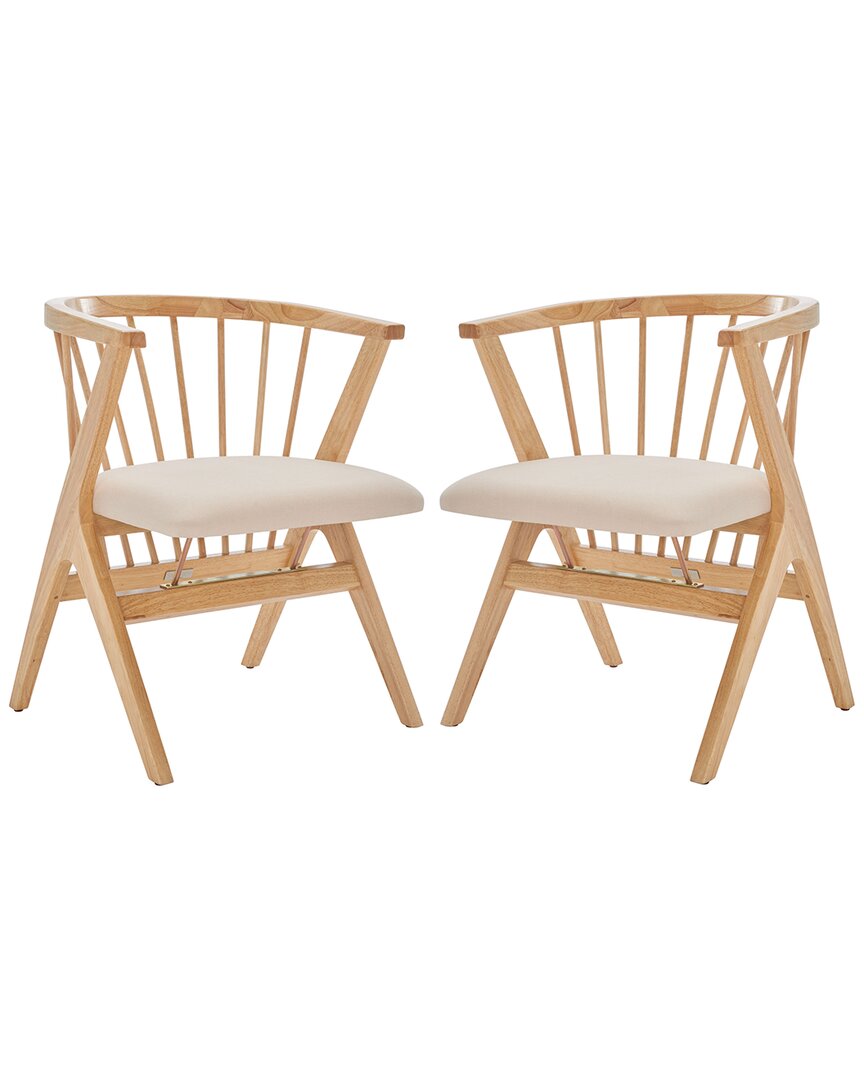 Safavieh Noah Spindle Dining Chair In Natural