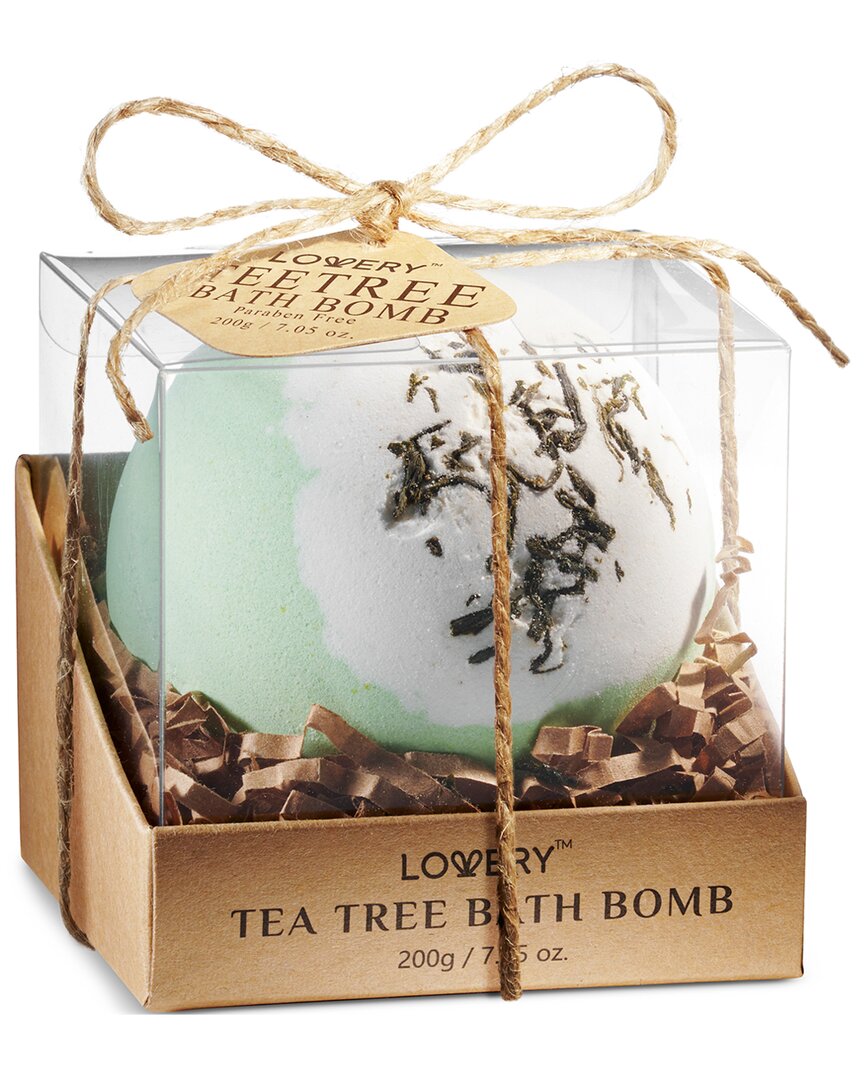 Lovery Extra Large Tea Tree Bubble Bath Bomb In Green