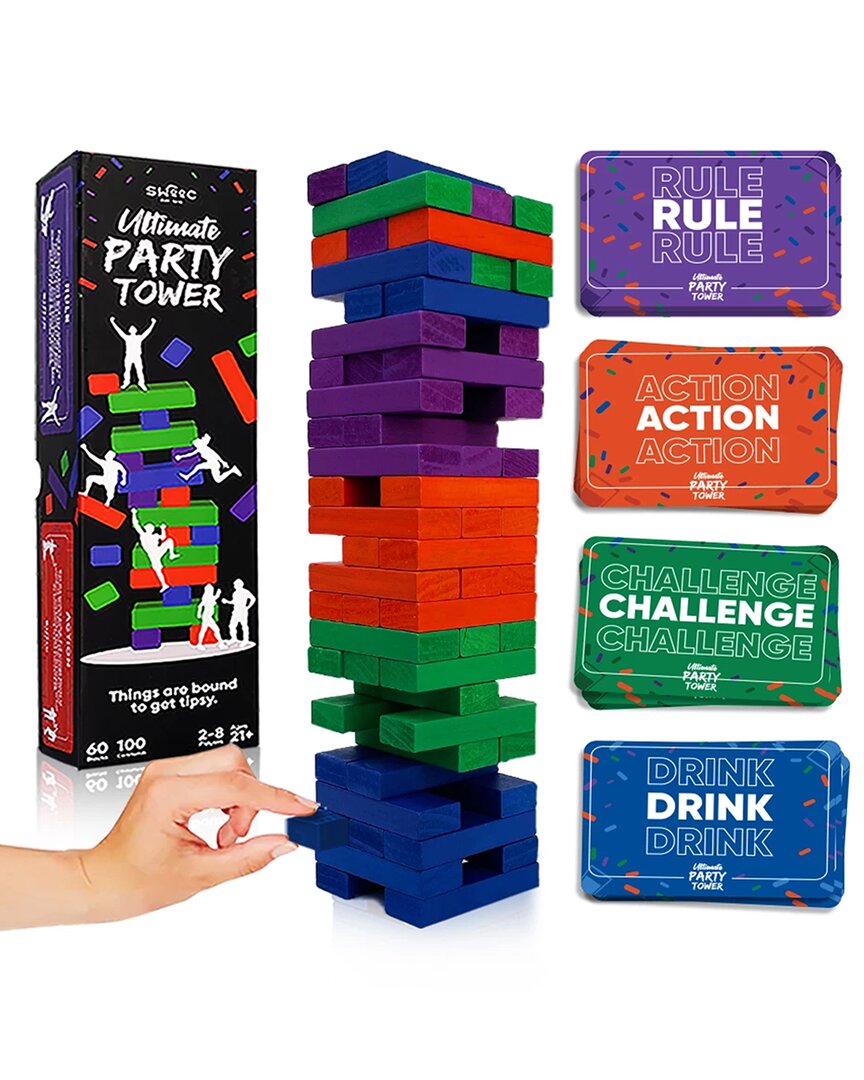 Swooc Games Ultimate Party Tower & Jenga-inspired Game