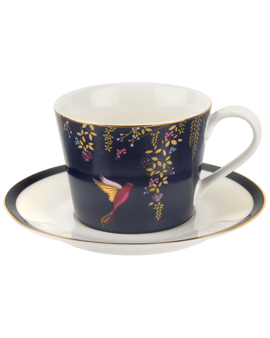Portmeirion Sara Miller For Chelsea Collection Tea Cup & Saucer