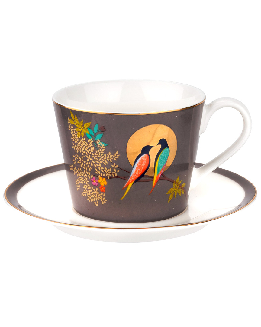 Portmeirion Sara Miller For Chelsea Collection Tea Cup & Saucer