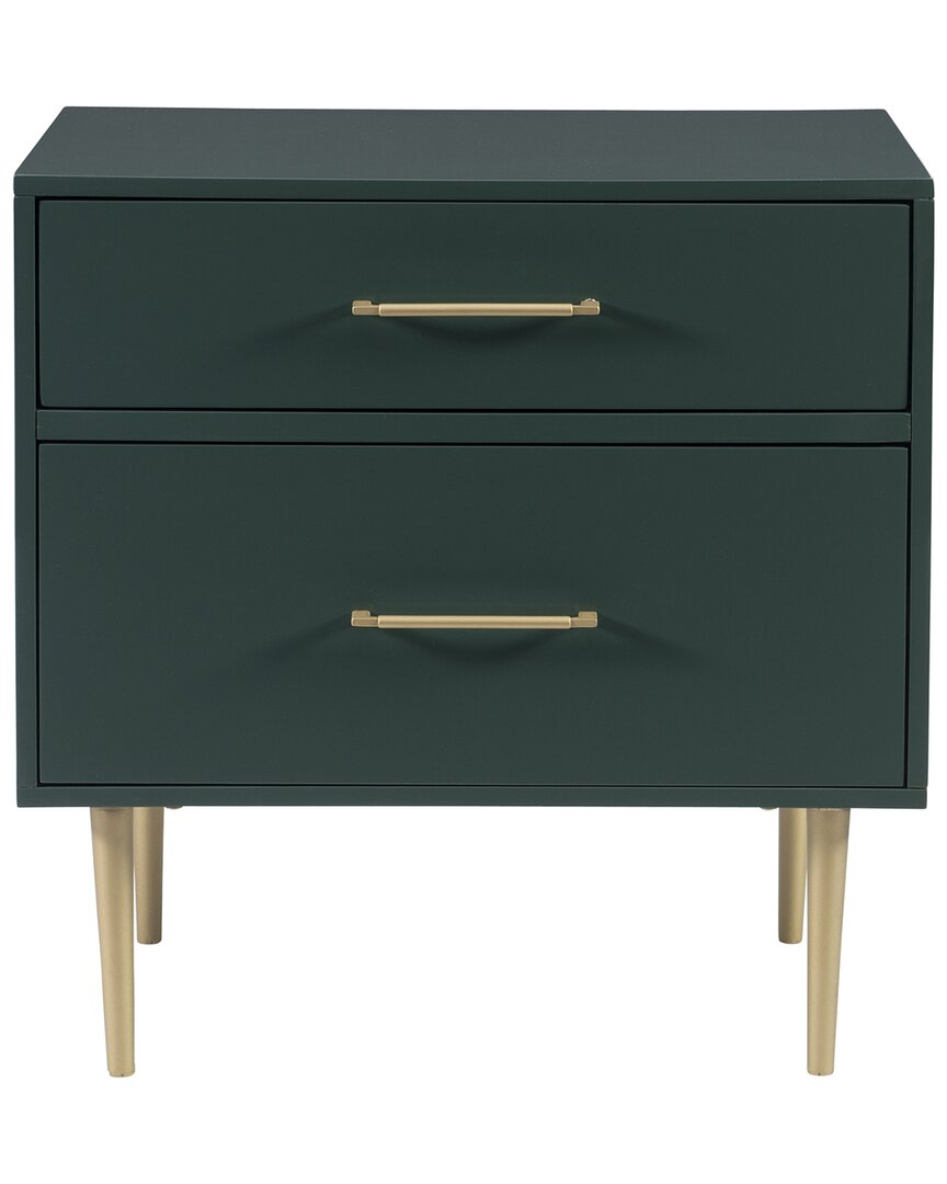 Linon Gwyneth Glam 2-drawer Night Stand
