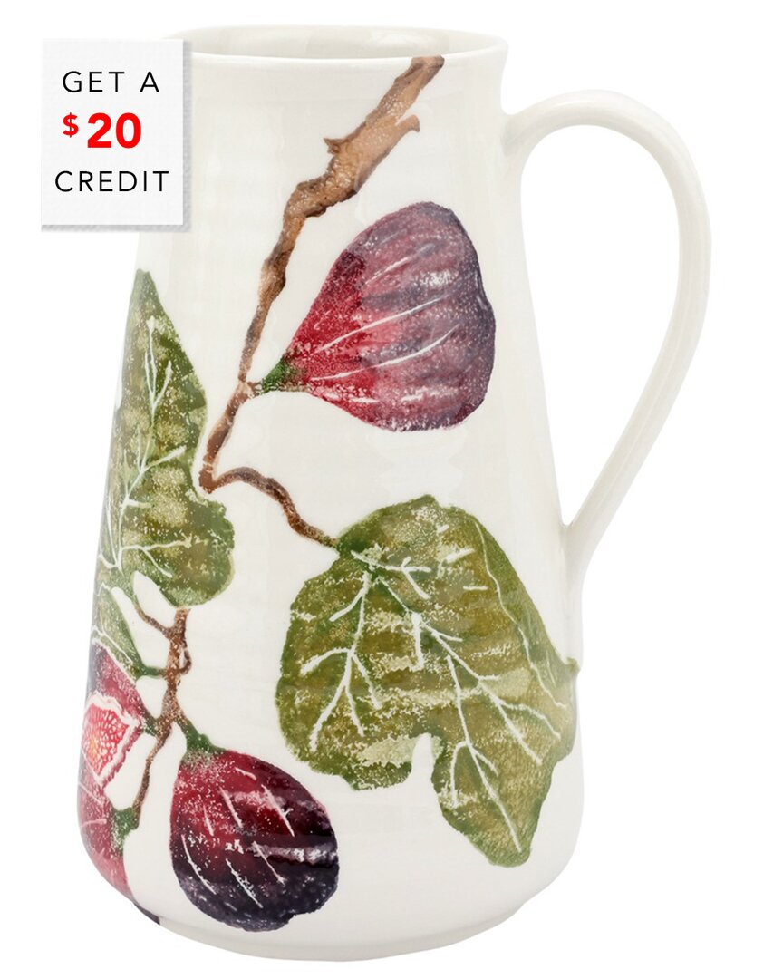 Vietri Fico Large Pitcher In Multi