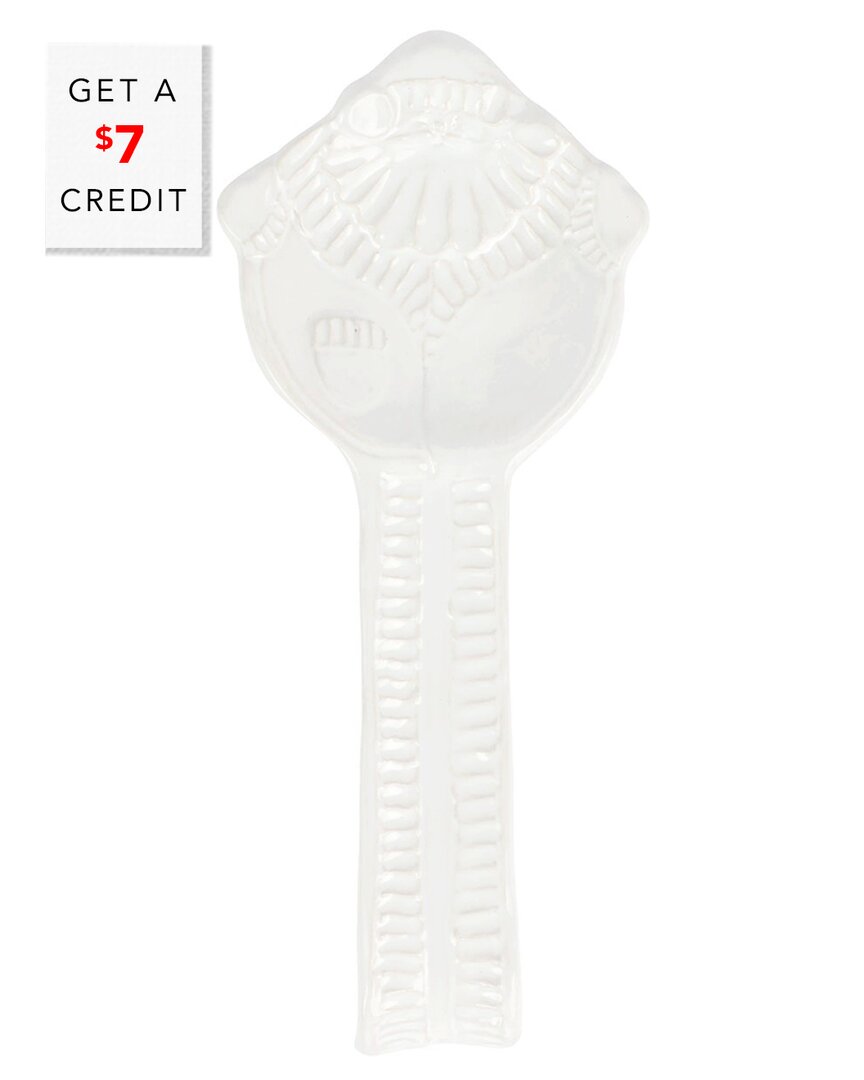 Vietri Pietra Natale Spoon Rest With $7 Credit