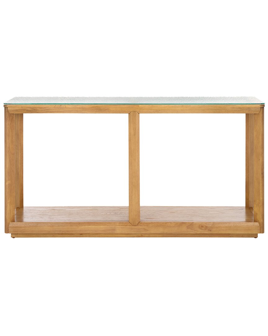 Safavieh Couture Benecarlo Glass Top Console Table