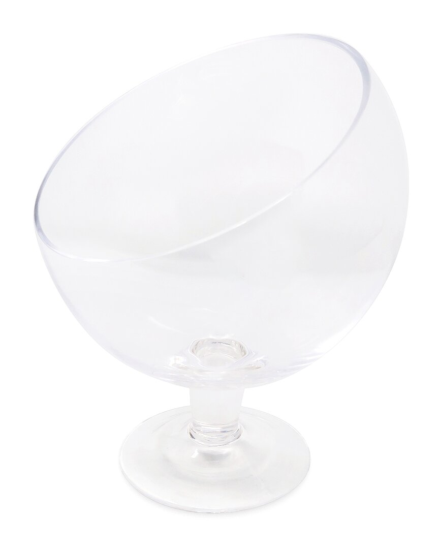 Vivience Small Slant Bowl In Transparent