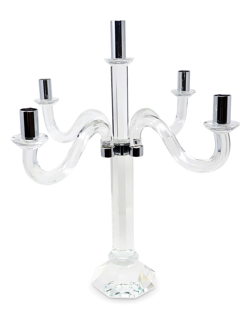 Vivience 5-light Candelabra With Tips In Transparent