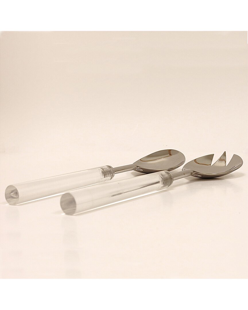 Vivience Salad Server Set With Handle In Multi