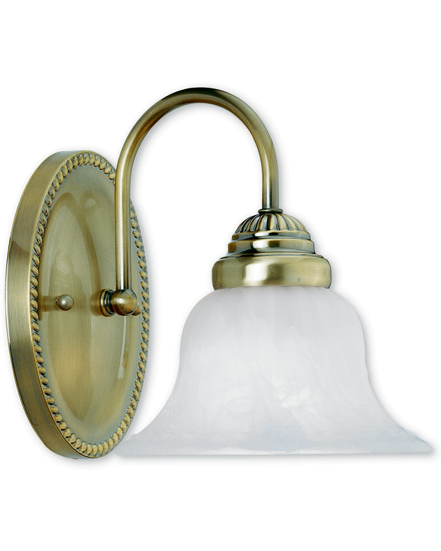 Livex Lighting Livex Edgemont 1-light Antique Brass Bath-light