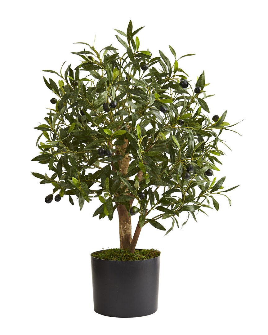 Nearly Natural 29in Olive Artificial Tree In Green