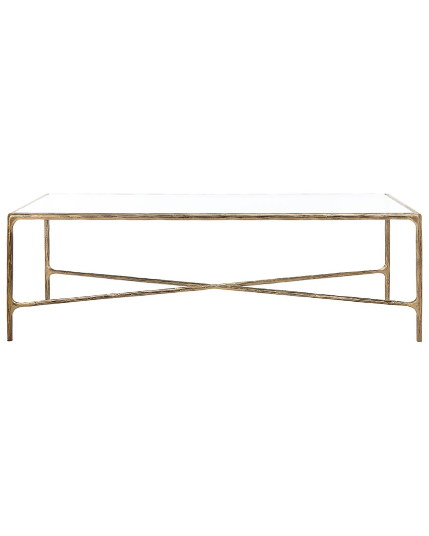 Safavieh Couture Jessa Rectangle Metal Coffee Table