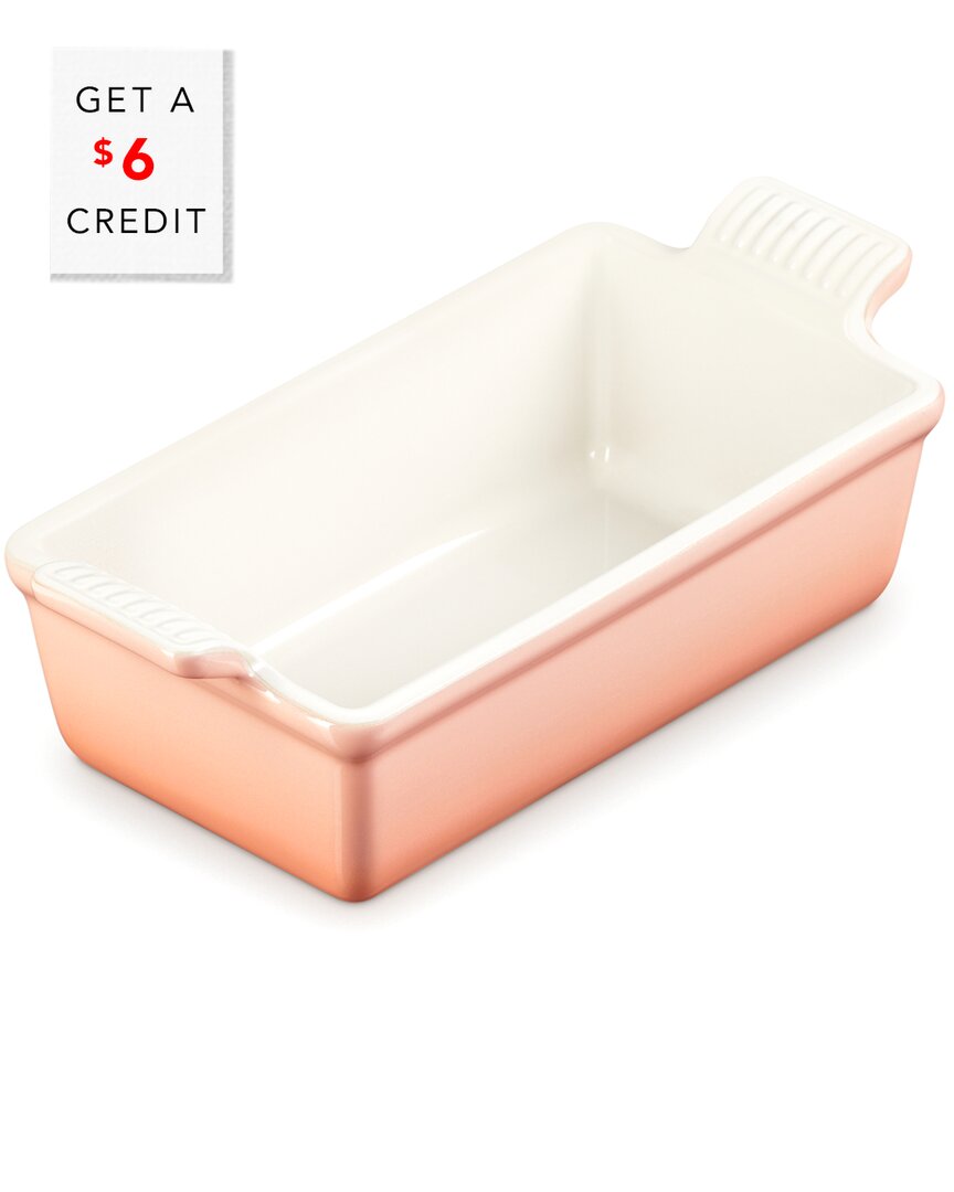 Le Creuset Heritage Loaf Pan With $6 Credit In Orange