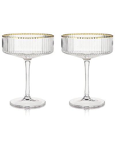 Viski Meridian Coupe Glasses (Set of 2)