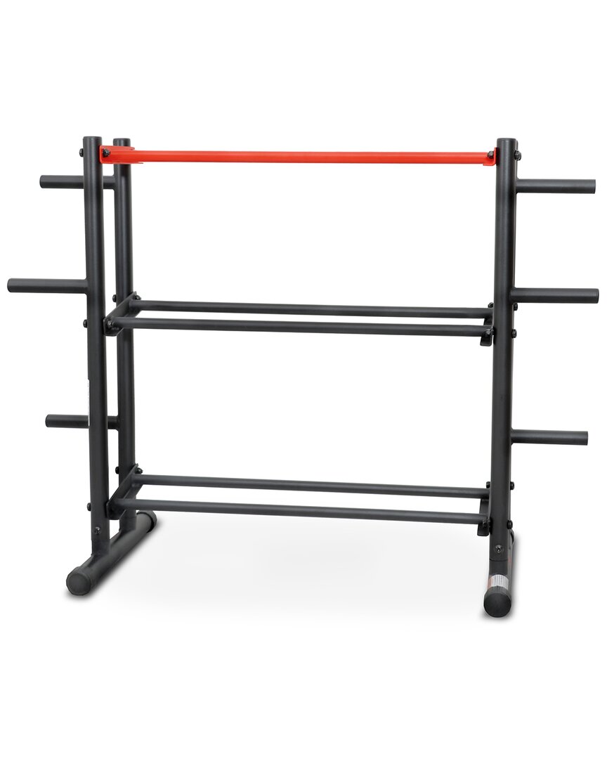 Sunny Health & Fitness Multi-weight Storage Rack Stand In Black