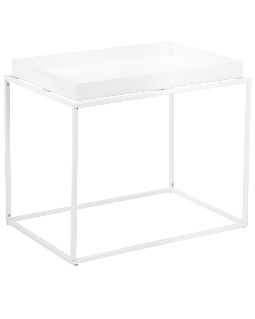 Pangea Bixby Side Table In White