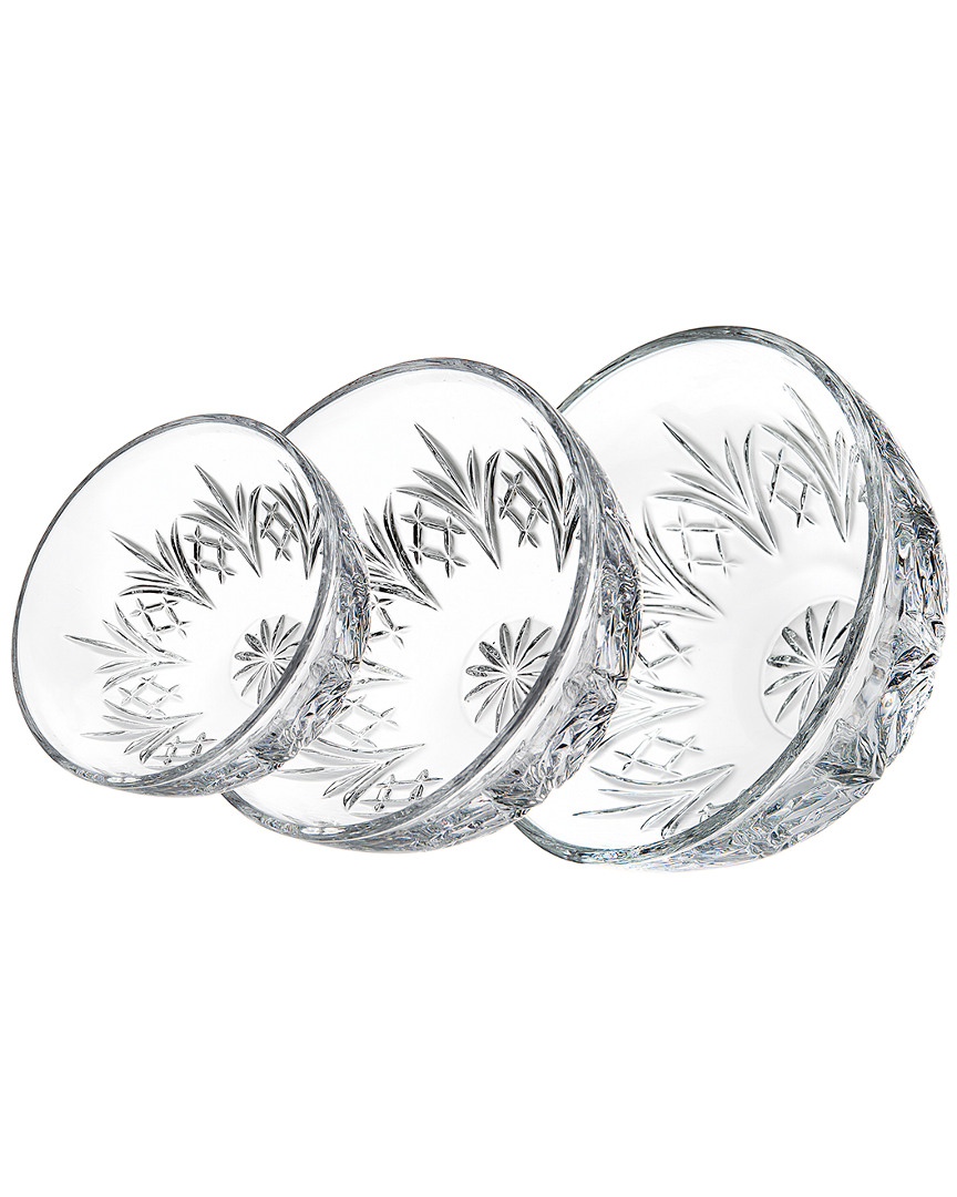 Godinger Dublin 3pc Bowl Set