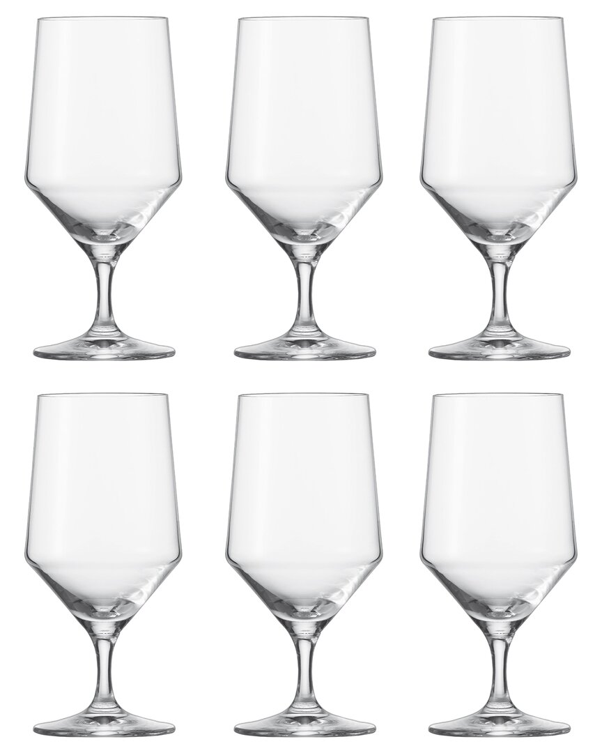 Zwiesel Glas S Pure Tritan Crystal Beverage/water Glasses (set Of 6) In Clear