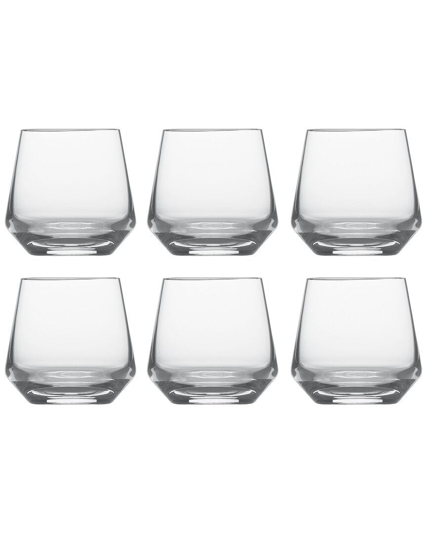Zwiesel Glas S Pure Tritan Crystal Whiskey Glasses (set Of 6) In Clear