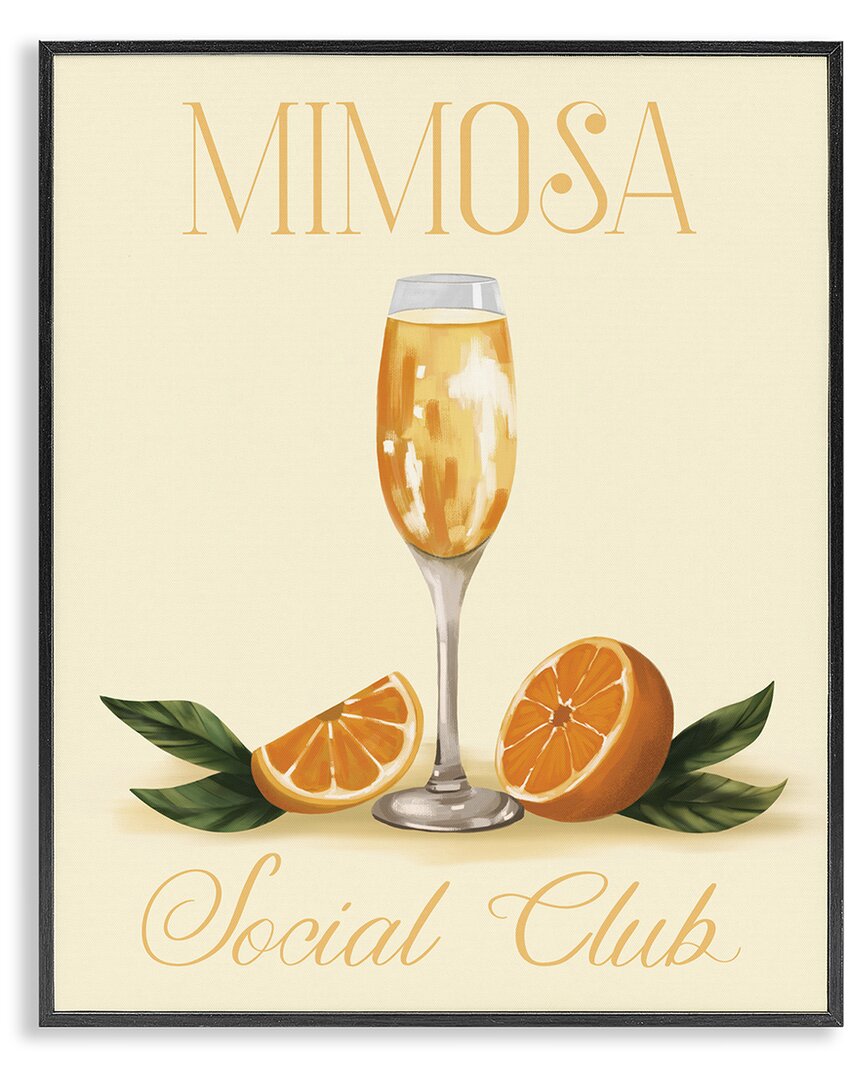 Stupell Industries Mimosa Social Club Framed Giclee Art