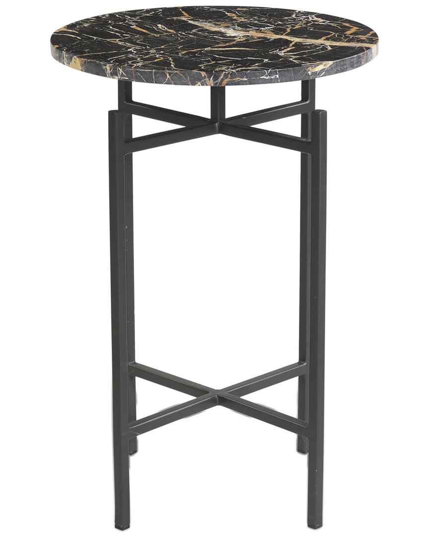 Bassett Mirror Wren Accent Table In Black