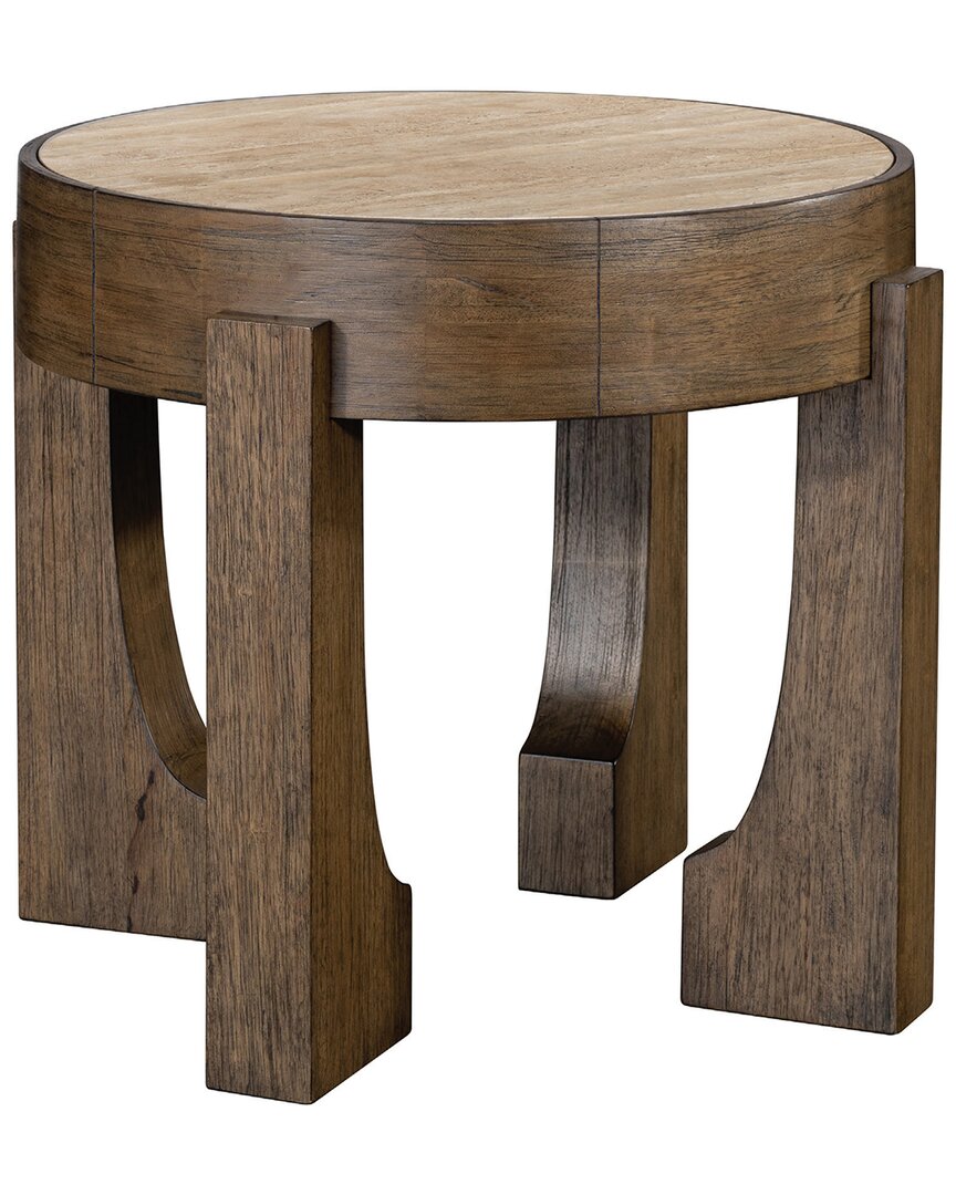 Bassett Mirror Canyon End Table In Brown