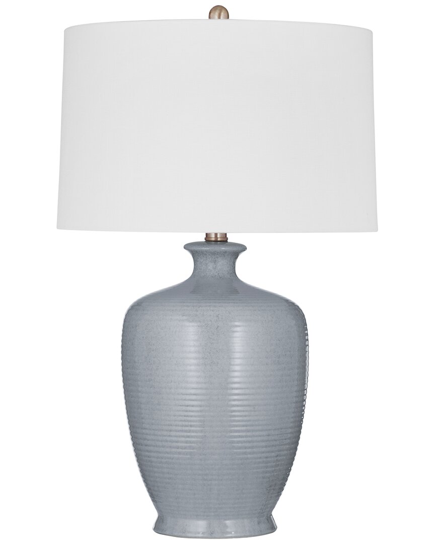 Bassett Mirror Justice Table Lamp In Gray