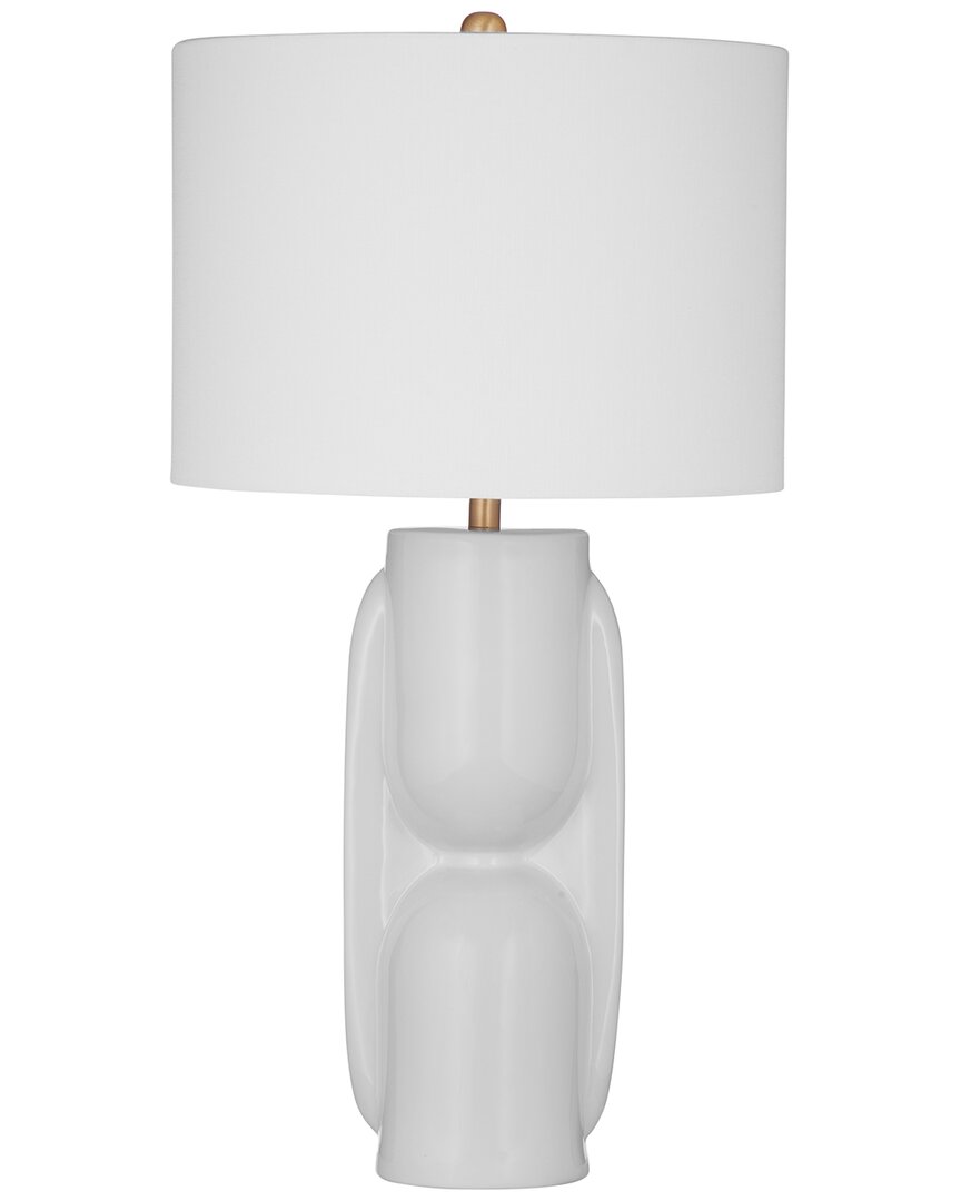 Bassett Mirror Tolland Table Lamp In White