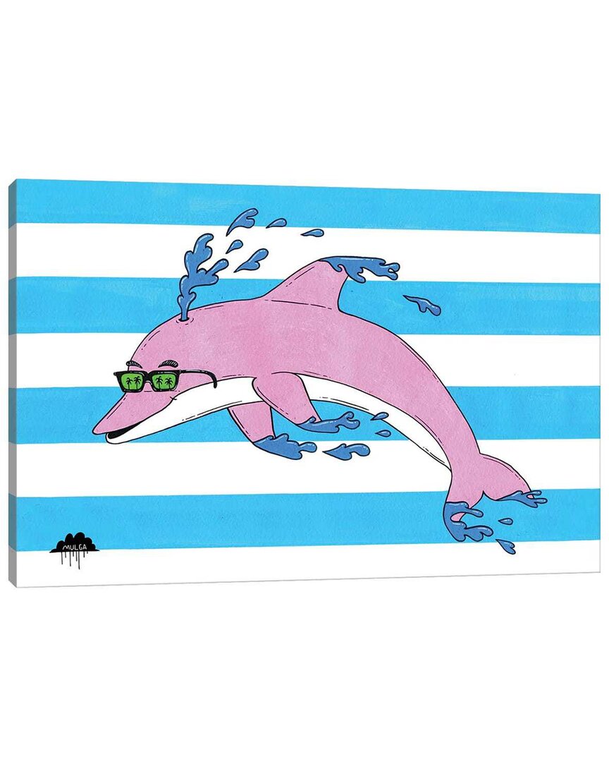 Icanvas Dolphin Pete Wall Art In Multi