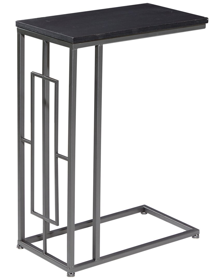 Peyton Lane Contemporary Rectangle Accent Table In Black