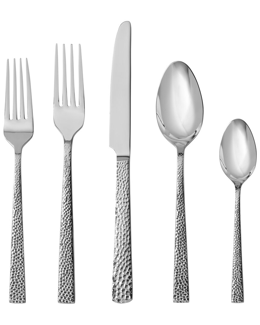 Fortessa Stainless Steel 18/0 Nomad 20pc Place Setting In Silver