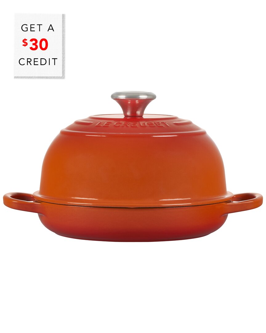 Le Creuset Flame Signature Bread Oven With $30 Credit In Red