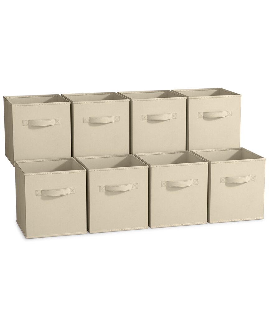 Sorbus 11in 8 Pack Foldable Storage Bins In Multi