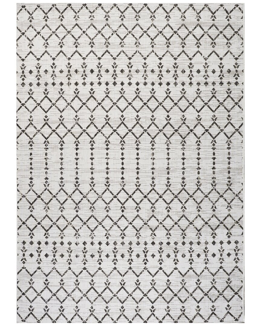 Jonathan Y Designs Ourika Moroccan Indoor/outdoor Rug In Cream