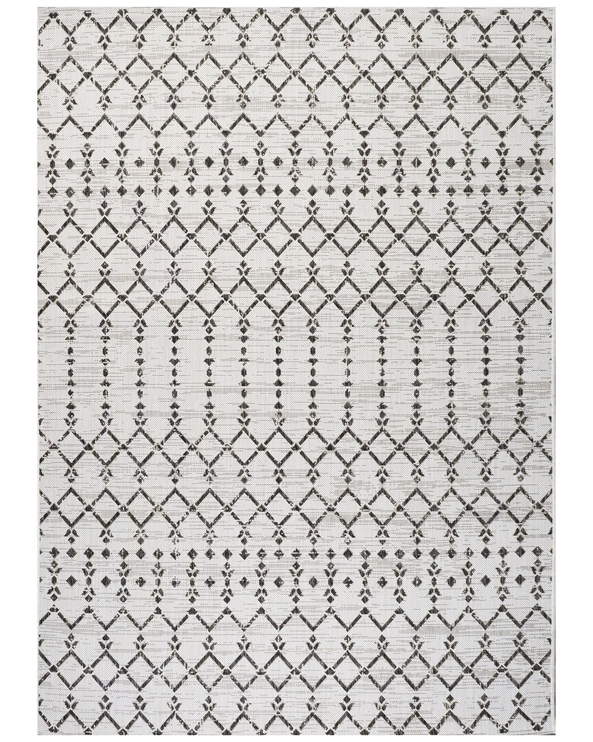 Shop Jonathan Y Designs Ourika Moroccan Indoor/outdoor Rug In Cream