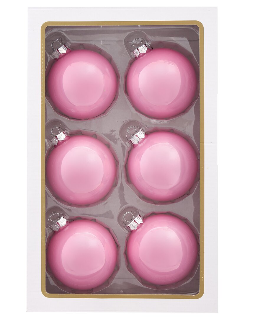 Kurt Adler Dnu  9-foot Pre-lit Clear Incandescent Vanderbilt Garland In Pink