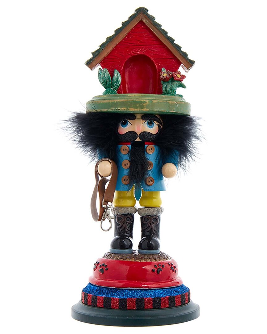 Kurt Adler 6-inch Hollywood White & Silver Swarovski King Nutcracker Ornament