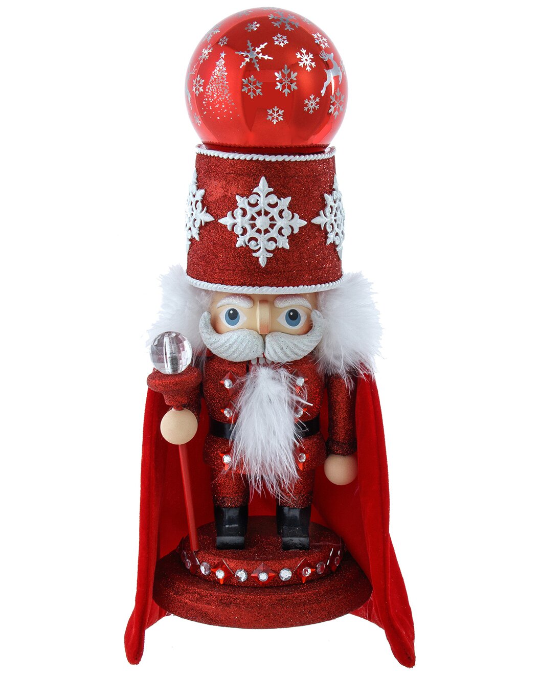 Kurt Adler Hollywood Nutcrackers Musical Water Globe Nutcracker