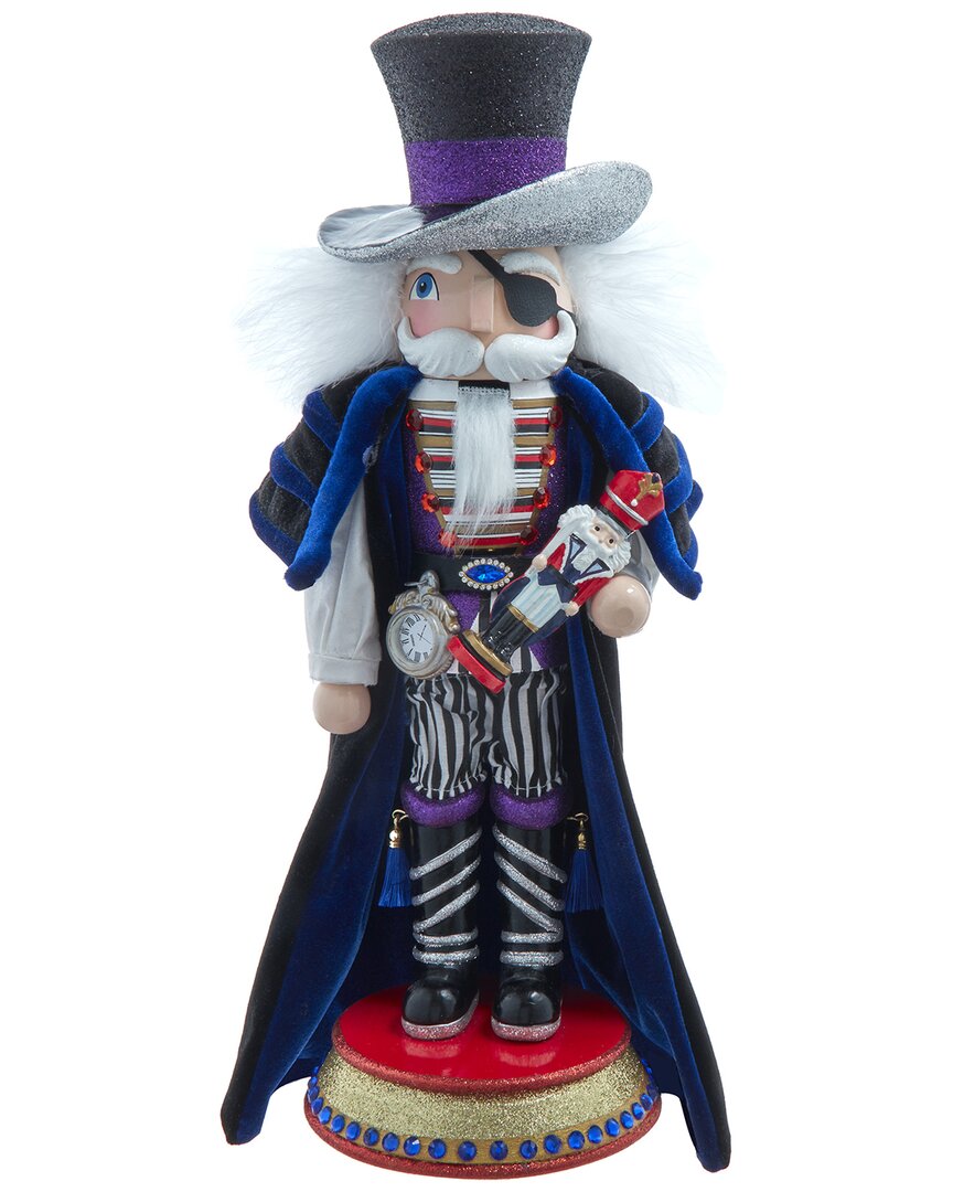 Kurt Adler 15-inch Hollywood Nutcrackers Drosselmeyer Nutcracker In Blue
