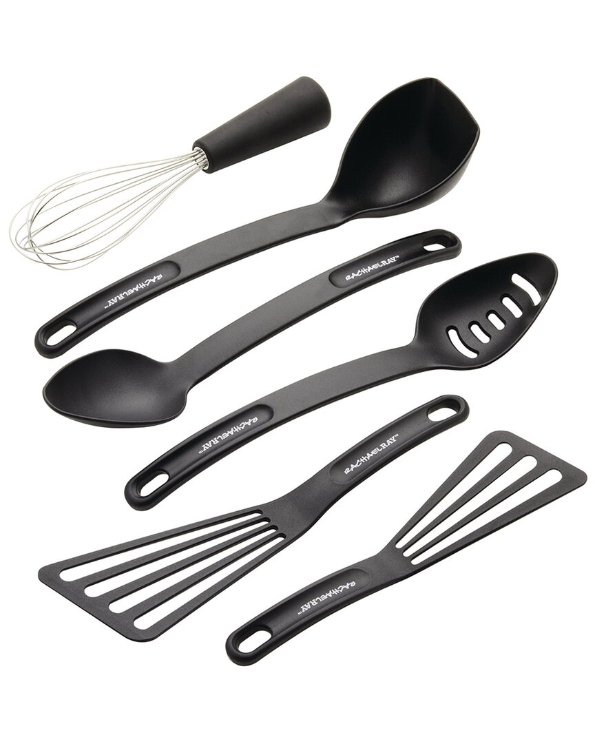 Rachael Ray 6pc Kitchen Utensil Set In Black