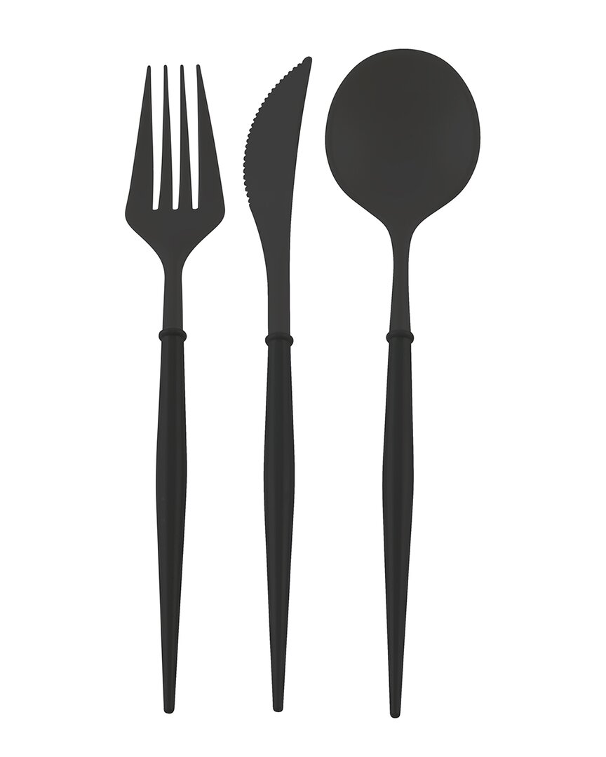 Sophistiplate Bella 36pc Cutlery Set In Black