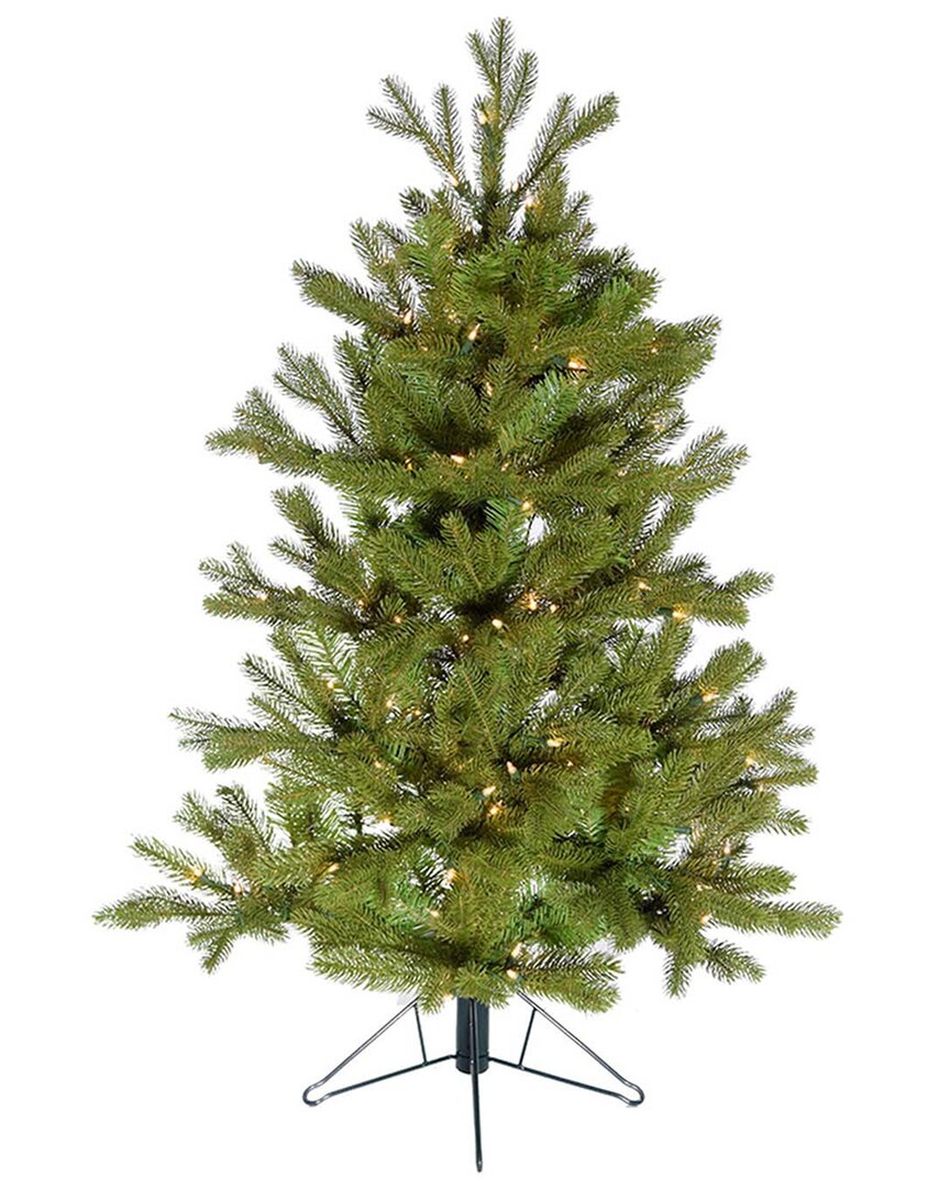 Kurt Adler 48-inch Pre-lit Half Tree With Stand In Green