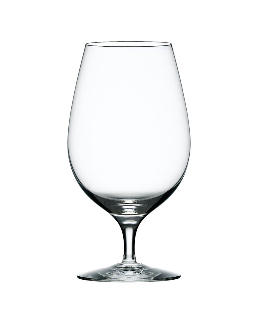 Orrefors Merlot Beer Iced Beverage Glass In Transparent