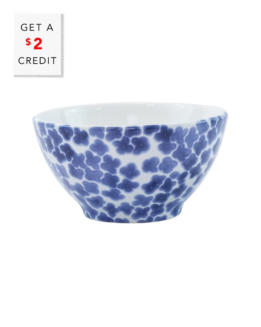Shop Vietri Viva By  Santorini Flower Cereal Bowl With $2 Credit