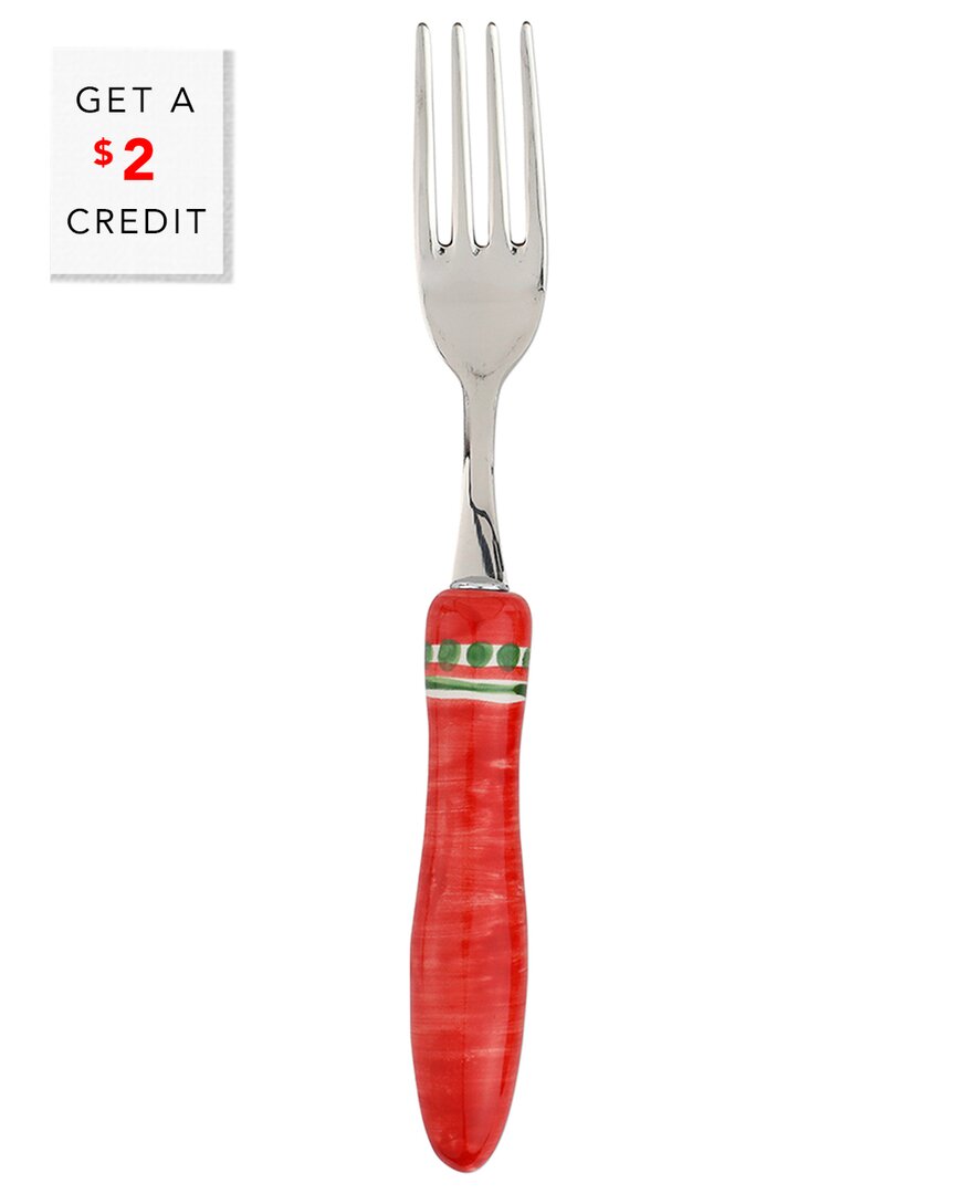 Vietri Positano Place Fork In Multicolor