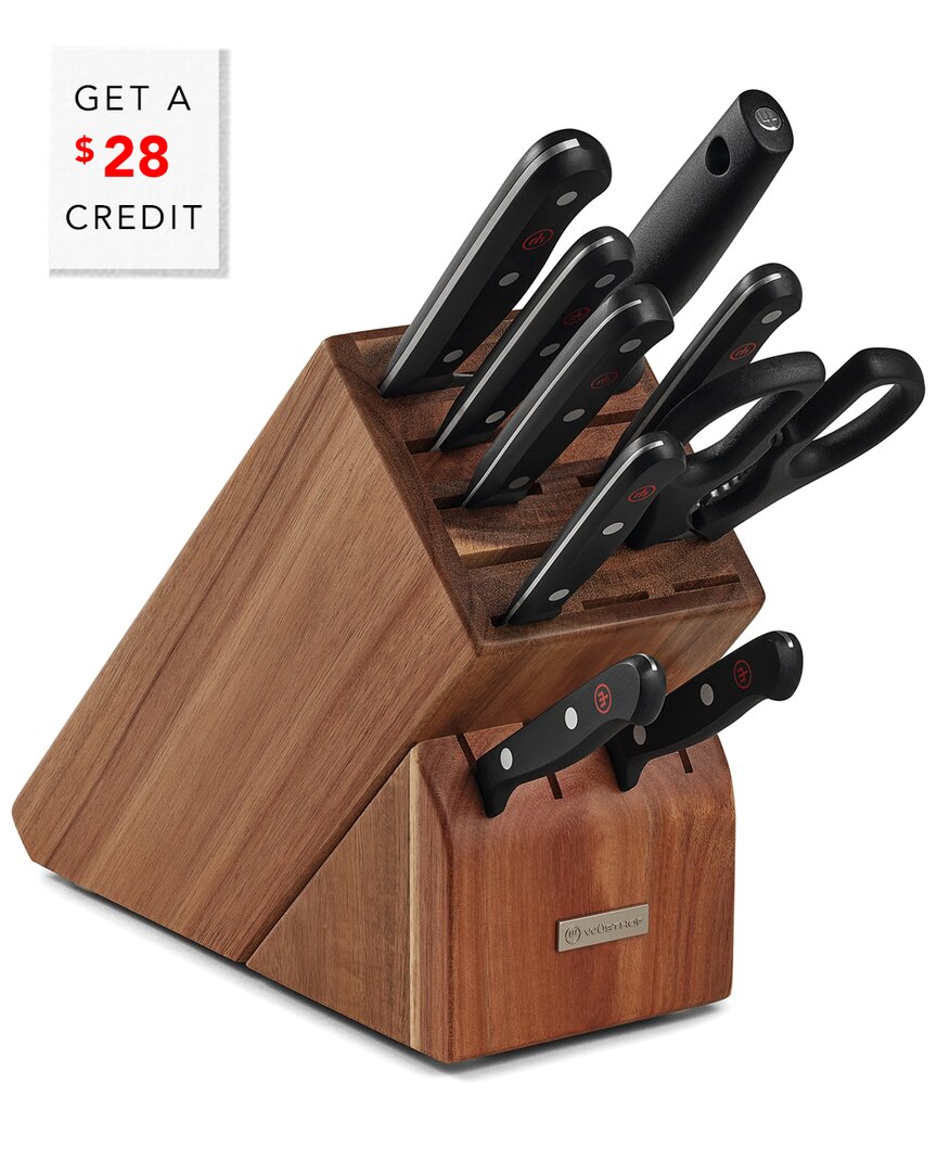Wusthof Gourmet 10pc Knife Block Set In Multi