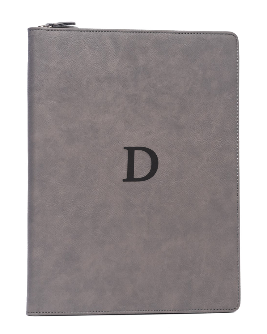 Bey-berk Multi Compartment Business Padfolio/portfolio In Brown