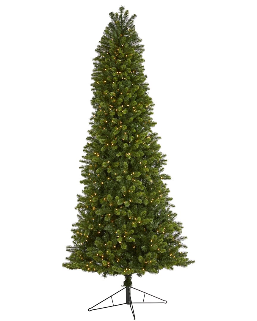 Nearly Natural 9ft. Slim Virginia Spruce Artificial Christmas Tree In Green